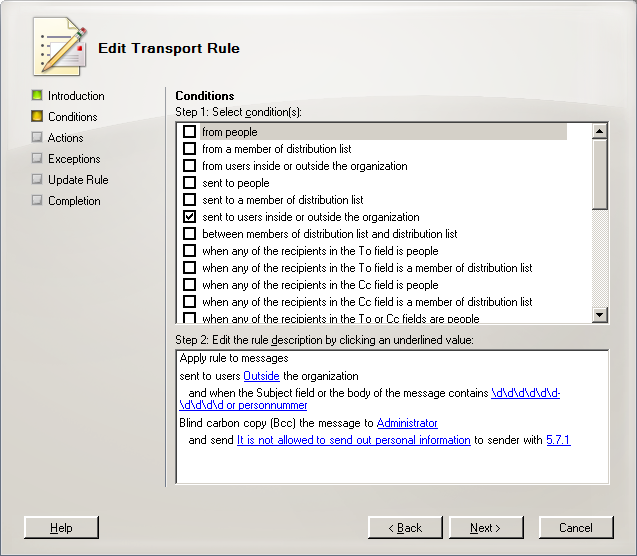 Journalföring: Genom de avsevärt förbättrade möjligheterna till journalföring inom Exchange Server 2007 får man ytterligare flexibilitet att förenkla och effektivisera regelefterlevnad.