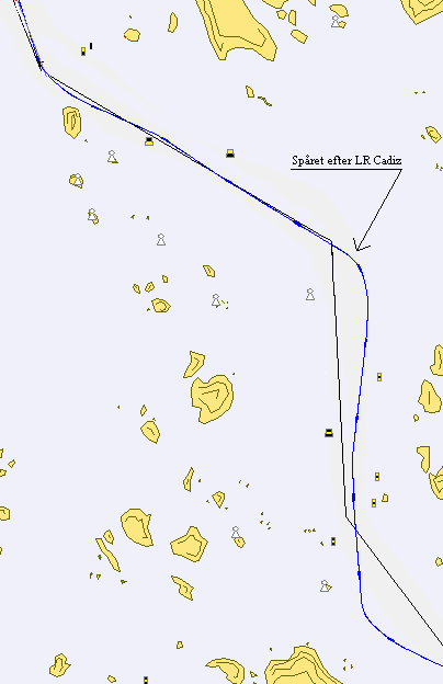 13 Figur 10. Svängar som blir långa (taget från simulatorn) Tabell 4. Med klockslag och händelser Klockslag Kl. 10:59 Kl. 11:04 Kl. 11:13 KL. 11:14 Kl.