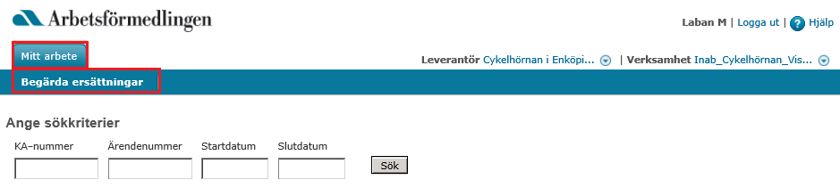 Sid 8 av 28 Registrerare Behörighetsrollen registrerare är tänkt för all personal som i sitt dagliga arbete möter arbetssökande. Registreraren kan endast registrera handlingar som avser arbetssökande.