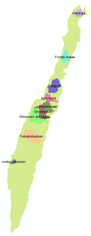 Bilaga 3 kalibreringsresultat Kalibreringsresultaten för samma mätpunkt ligger samlade. Mätdata=punkter; modellresultat=linjer.