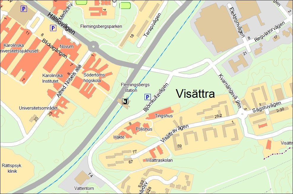 Nuvarande förhållanden Markägare Jernhusen AB Markanvändning Området består idag av en asfalterad yta som idag främst används som angöring till stationen.