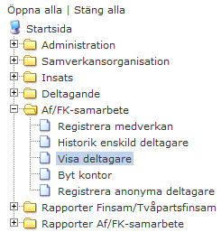 3. Klicka på knappen Avbryt för att lämna sidan. Klicka på knappen Rensa för att rensa alla uppgifter på sidan. Den här funktionen kan du använda dig av om du har sökt fram fel person. 10.