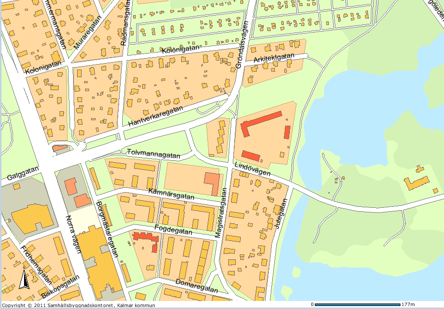 Inledning Uppdragets bakgrund Översiktskarta över norra delen av stadsdelen