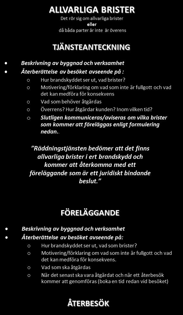 13.6 Föreläggande Tillsynsmyndigheten får meddela de förelägganden och förbud som behövs i enskilda fall för att denna lag eller föreskrifter som meddelats med stöd av lagen skall efterlevas.