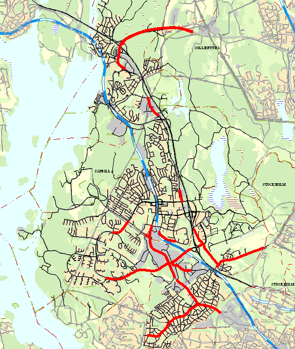 9 låg som 17 %. Problem återfanns även med trasiga ställ och utrymmeskrävande växtlighet.