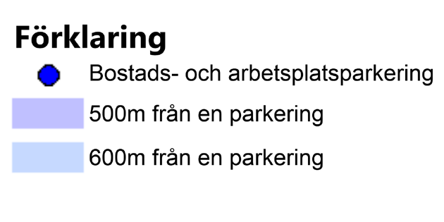 Parkeringsprogram Regementet Haga Väst på stan Gammlia Centrum Böle Berghem Öst på