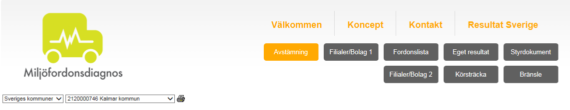 Miljöfordonsdiagnos Granskning och redovisning av fordonsdata för 290 kommuner sedan 2009 och 20-21 landsting sedan 2010 Hjälper kommuner och landsting att