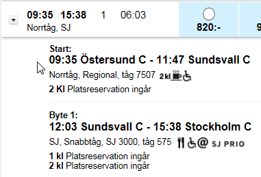 Varför tappar man resenärer? IV Banarbeten skrämmer bort Givetvis måste man kunna göra banarbeten men de konstiga restiderna ger ett tapp i resandet.