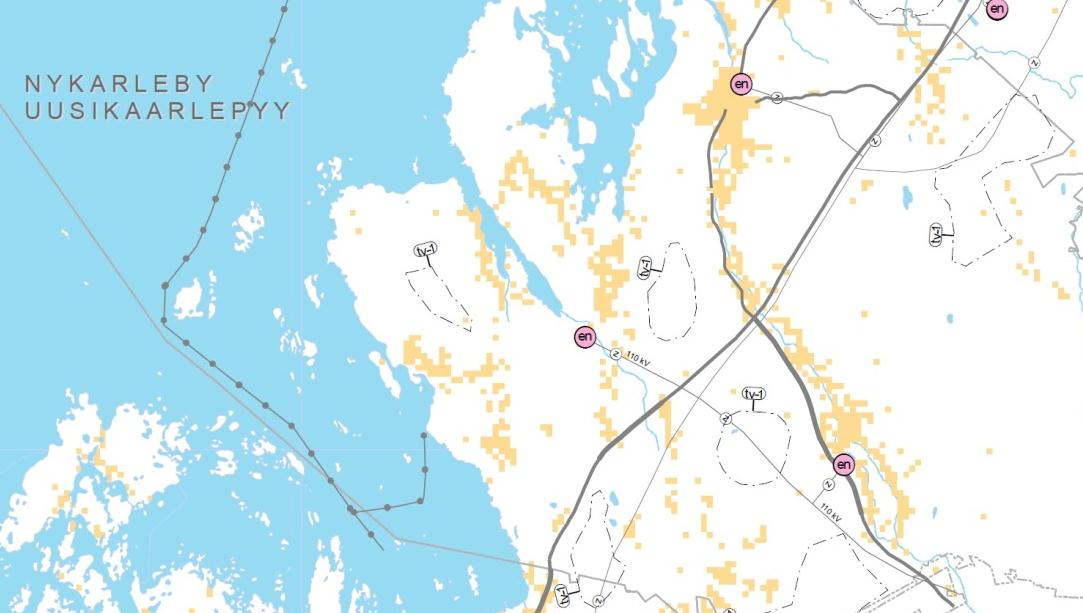 1.2.1 Landskapsplanens etapplan 1 Etapplan 1, Lokalisering av kommersiella tjänster i landskapet, berör inte planeområdet. 3.2.1.2.2 Landskapsplanens etapplan 2 Etapplan 2, Förnybara energiformer och deras placering i Österbotten, är aktuell för planeområdet.