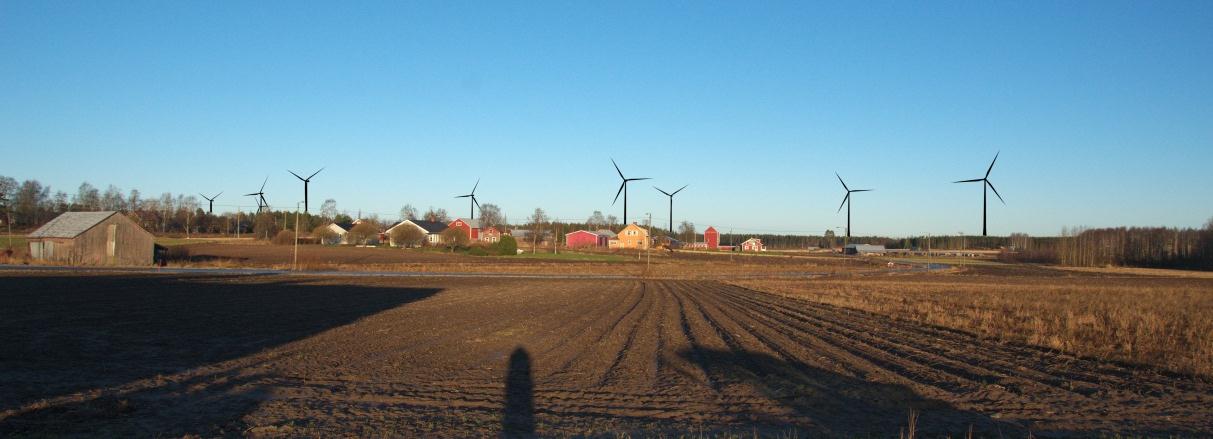 1-25 Bild 9. Planeförslagets utformning i landskapsbilden.