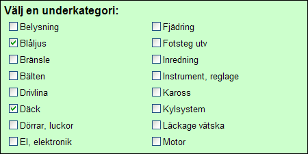 Rapportera fel Logga in på felrapporteringssidan. Gå sedan till felrapporteringssidan (öppnas per default). Välj här vilken kategori (typ av fel) ni vill rapportera.