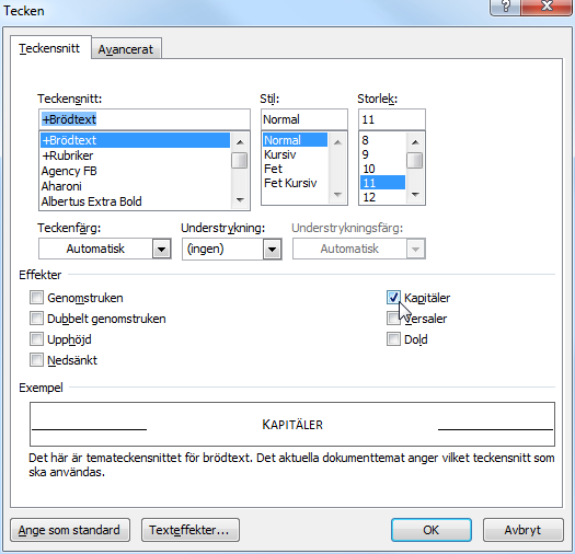 Mer om textformatering - Anfang Mer om textformatering Läs grundhäftet i Word om du vill lära dig grundläggande formatering av text och stycken.