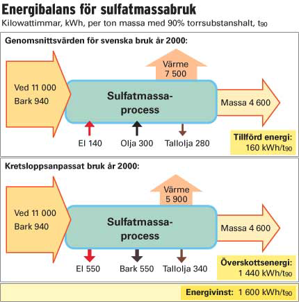 Energieffektivisering en referensfabrik, med dagens bästa tillgängliga teknik och delprocesser som finns i drift, men inte i en och samma fabrik. Figur1.