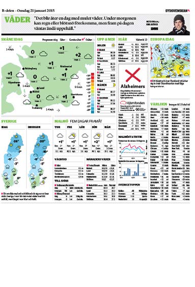 Specialplaceringar Sydsvenskan forts. Lokaldelen mån sön Arenan för närhet, lokalt engagemang och passion. Här finns allt om din kommun, grannkommunerna samt sporten.