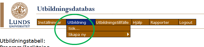 7 SKRIVA UTBILDNINGSBESKRIVNINGAR FÖR WEBBEN Fälten för beskrivning och sökord är viktiga för hur din Lubas-text visas på webben I utbildningsdatabasen Lubas fyller du bland annat i: information om