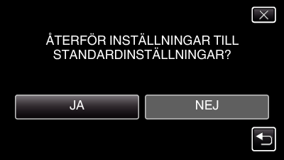 Menyinställningar HDMI-KONTROLL Ställer in huruvida funktioner ska länkas till en HDMI-CEC-kompatibel TV Inställning FABRIKSINSTÄLLNING Återställer alla inställningar till standardvärden 1 Tryck på