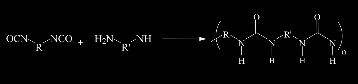 långkedjiga polyoler, diisocyanat och en kedjeförlängare. En polyuretan gjord av dessa material har segmenterad struktur, d. v. s. är en blocksampolymer.