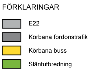 hårt belastade Scheelevägen Inga nya korsningspunkter skapas för gång- och cykeltrafiken, varför detta alternativ är bäst vad gäller framkomlighet och trafiksäkerhet för de oskyddade trafikanterna En