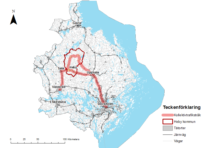 För många invånare är bostadsorten inte densamma som arbetsorten.