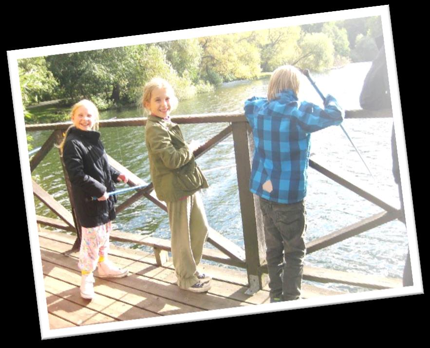 Förra veckan åkte Äventyrsklubben till sjön Trekanten vid Liljeholmen och fiskade!