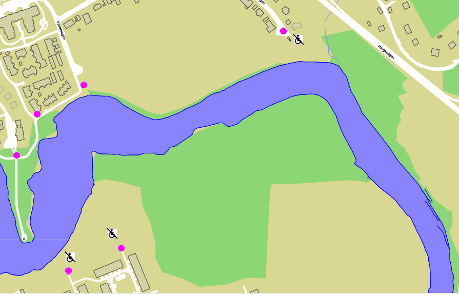 Dnr SHB 13/136 34/38 Etapp 8 Oppeby Gård-Hargs kraftstation Förutsättningar Läge Årummet avgränsas i linje med naturreservatet Stenbro i söder och av Hargs kraftstation efter kröken åt väster.