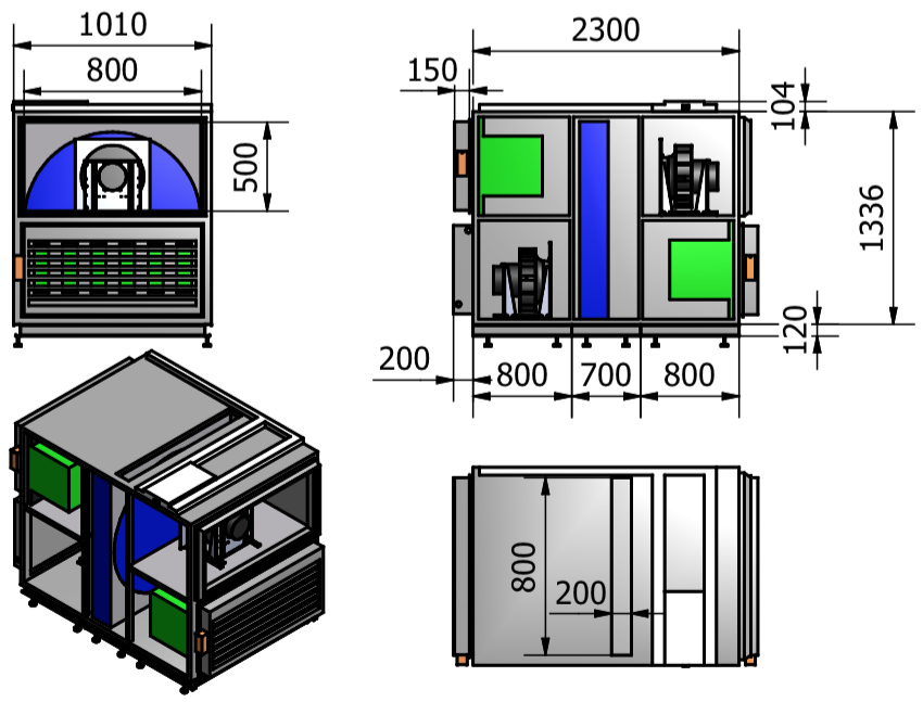 Kanaltryckfall SFP,5 SFP GreenMaster-@-3 1,5 1,5 45 4 35 3 5 15 1 5 83,9% 8,8% 78,% 69,7% 69,%,6,8 1 1,1 1,15 Luftflöde i m 3 /s 9% 85% 8%