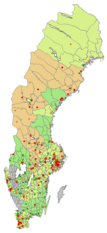 Stora butiker / Stormarknader Totalt