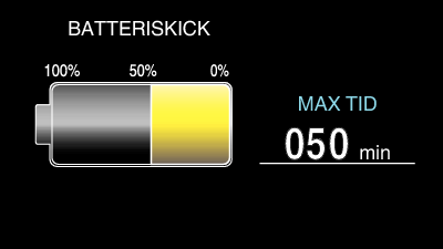 Inspelning Återstående inspelningstid/batteriström Du kan kontrollera återstående videoinspelningstid på SD-kortet och även kontrollera hur mycket batteriström som finns kvar åt vänster eller nedåt