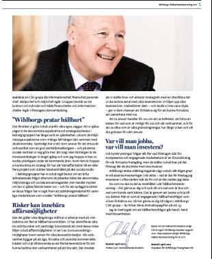 Redovisning av