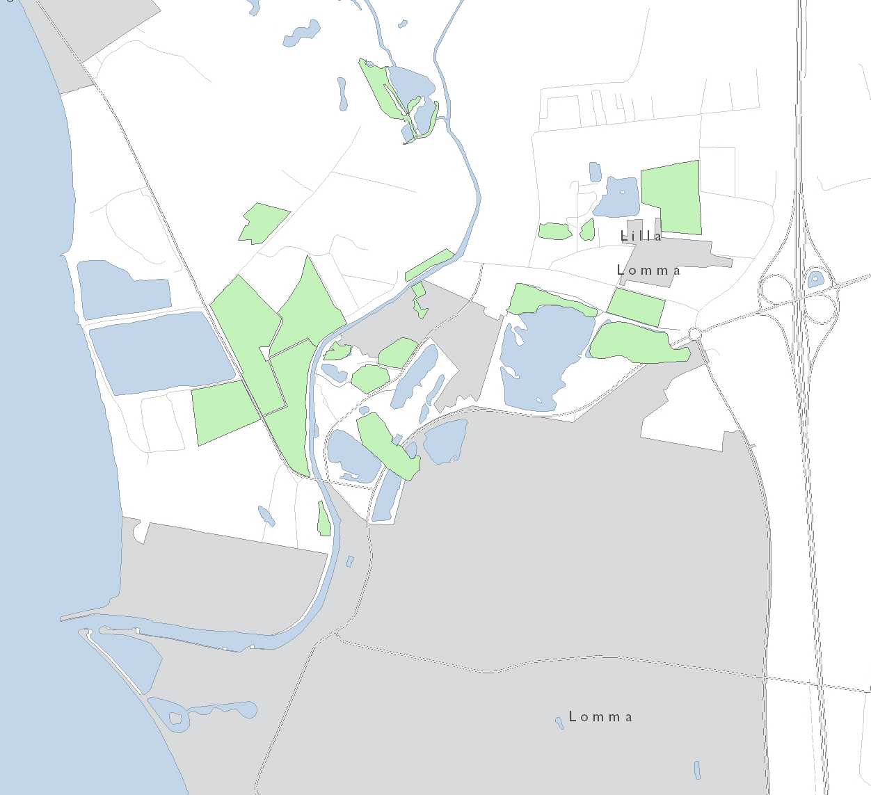 Giftfri miljö Förorenade områden Den tidigare brytningen av lera i Lomma kommun skapade många öppna tomma lertäkter i landskapet.