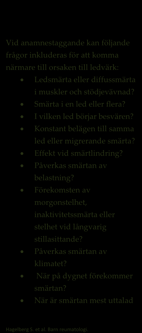 Efter genitouritala infektioner 2. Hypersensibilitetsartrit Serumsjuka Läkemedelsallergier 3.