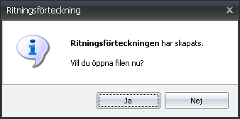 3.10 Dialogrutan Skapa Ritningsförteckning Välj attributvärde att koppla till respektive fält i ritningsförteckningen.