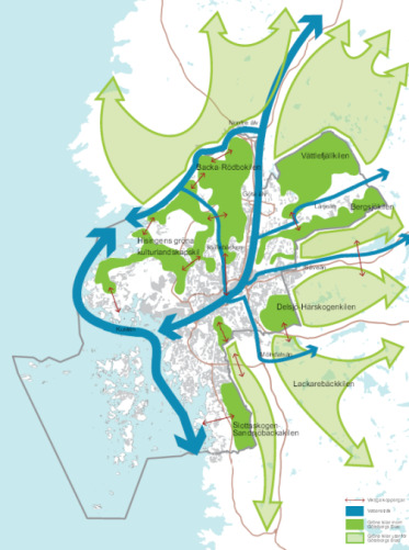 2021 Göteborg 400 år - Gröna stråk / Gröna oaser Att bygga samman staden och komma närmare varandra är ett av jubileets övergripande teman och en av göteborgarnas högsta önskan inför