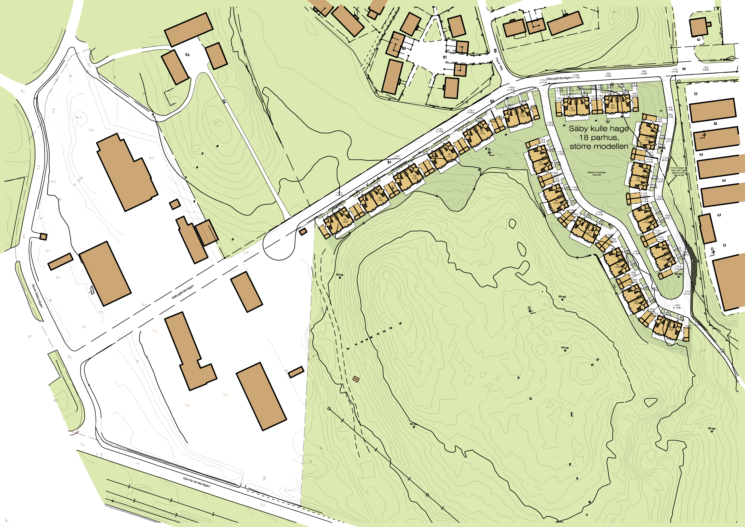 Planens syfte Syftet med detaljplanen för Hagby 1:3 är att möjliggöra ny bostadsbebyggelse i närheten av Stora Säby.