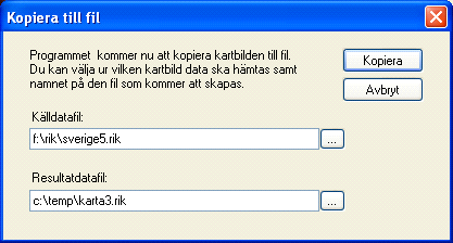 6. Om du är osäker på hur du får handskas med den kopierade kartbilden trycker du på Mer info, som leder till Lantmäteriets hemsida och avsnittet Medgivande för följdproduktion, annars väljer du