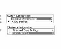 96 Instrument och reglage Personliga inställningar Du kan göra bilens funktioner personliga genom att ändra inställningarna i infotainmentsystemet.