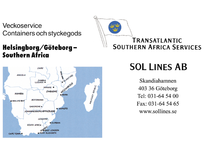 söndagen. Välkommen ombord! TIdTaBELL nils dacke & robin HOOd Lördag Söndag avg. Travemünde 13.00 avg.