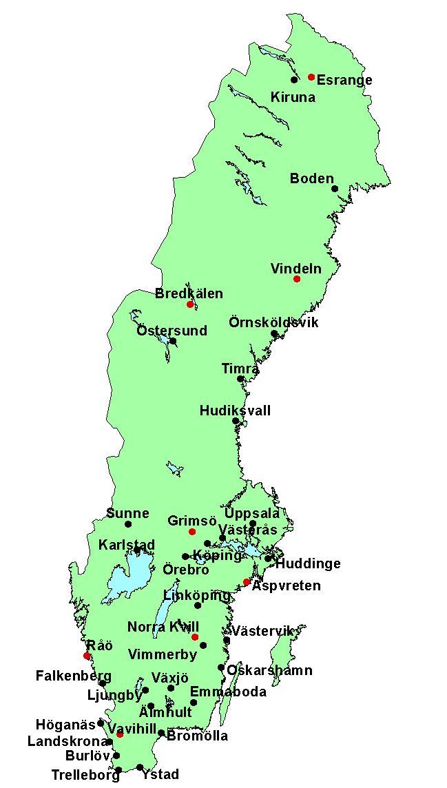 RAPPORT Luftkvaliteten i Sverige 2011 och vintern 20 Resultat från mätningar inom