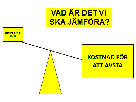 19 Ett av problemen kring detta är att beslutsfattare sällan har tillgång till hela effektpanoramat eftersom effekterna av en lyckad insats påverkar och ger intäkter samt minskade kostnader för många