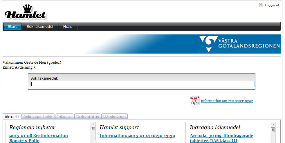 Manual Hamlet 1.1 Sidan 11 av 75 Denna ruta kommer upp där träffar i samma ATC-kod visas.