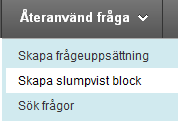 Uppsättningen har skapats Ange hur många poäng som ska tilldelas för rätt svar på en fråga.