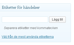 Beskrivning av aktiviteten I fältet nederst på sidan skriver du en kort text om aktiviteten. Använd ett enkelt och positivt språk och fatta dig kort.