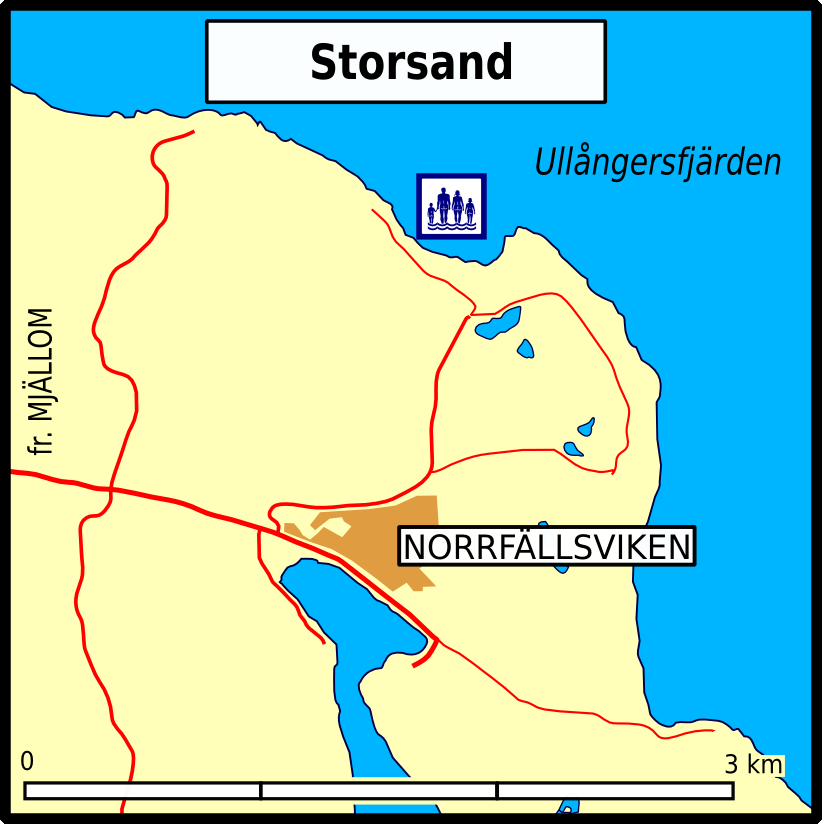 vara en liten sommarstuga eller motsvarande med badmöjlighet, bilväg och lättframkomlig terräng som ligger inom 50 km från Sundsvall.