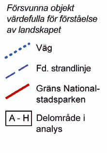 Landskapsrummet vid Fiskartorpet (A) bedöms ha de högsta kunskaps- och upplevelsevärdena av de landskapsrum som gränsar till programområdet.