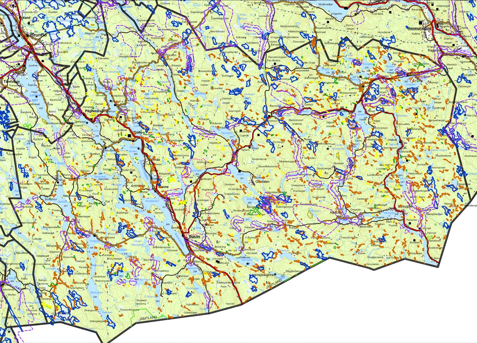 Fiskeplaner, skogens pärlor, våtmarker, ängs och hagmarker