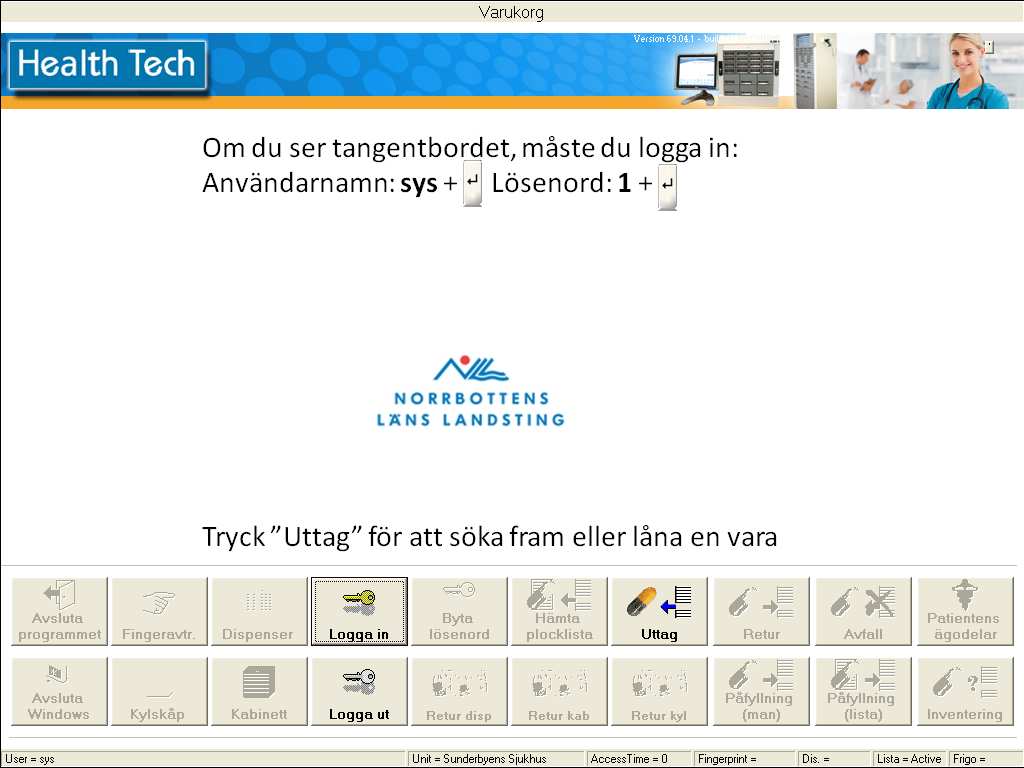 Funktionen ger i princip samma informationen som "Topp Tio"-rapporten, men man kan välja vilken tidsperiod man önskar att analysera. 4 Funktioner på läkemedelsrummet.