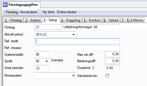 Man kommer nu tillbaka till ursprungbilden och de nya perioderna har skapats. 4 Spara med F12.