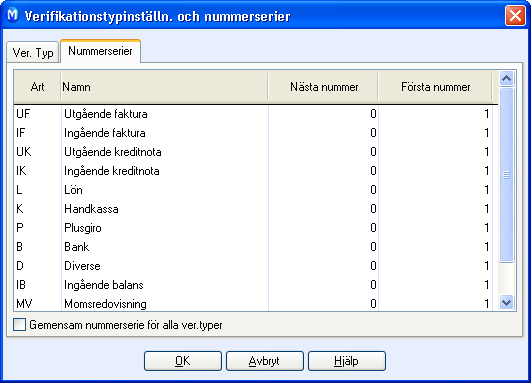 KOM I GÅNG MED REDOVISNING I MAMUT BUSINESS SOFTWARE Numrering av verifikat Verifikatnumrering administreras via Redovisningsinställningarna.