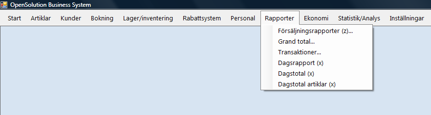 Transaktioner Under menyraden Transaktioner har du möjlighet att ta ut rapporter på de transaktioner som ägt rum under ett valt datumintervall.