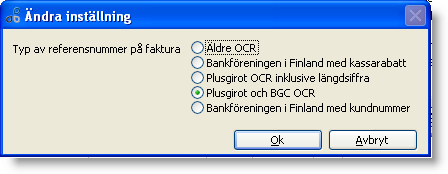 2411. Skriv ut tidsunderlag med Crystalblankett. Inställning för om Crystalblanketter ska visa sektion för att redovisa fakturans tidsregistrering.